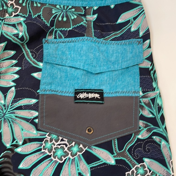 Quicksilver High Line Board Short 31 NWOT. Dry flight Water Repellent Fabric - Picture 5 of 13